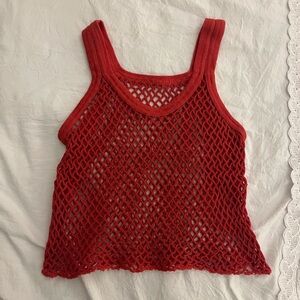 Mesh Knit Tank Top